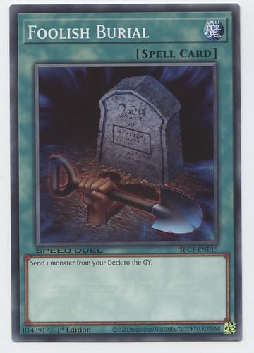 Foolish Burial - SBC1-ENE15 - Common - 1. Auflage von YU-GI-OH!