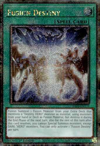 Fusion Destiny (Quarter Century Secret Rare) – RA03-EN270 – Quarter Century Secret Rare – 1. Auflage von YU-GI-OH!