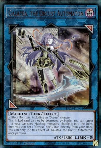 Galatea, The Orcust Automaton (PUR) – RA03-EN044 – Prismatic Ultimate Rare – 1. Auflage von YU-GI-OH!