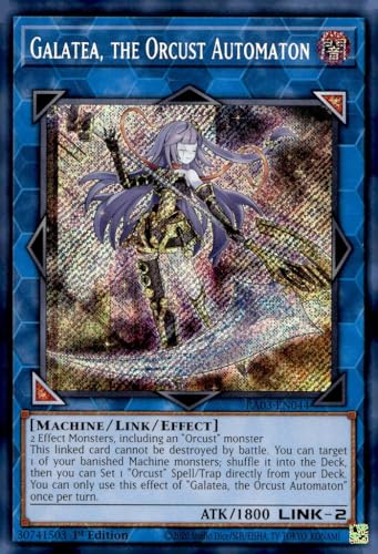 Galatea, The Orcust Automaton (Secret Rare) – RA03-EN044 – Secret Rare – 1. Auflage von YU-GI-OH!