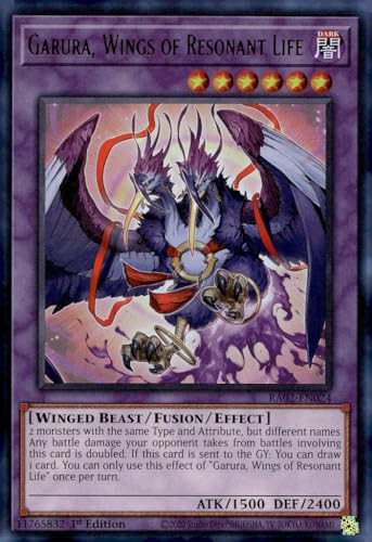 Garura, Wings of Resonant Life (UR) - RA02-EN024 - Ultra Rare - 1. Auflage von YU-GI-OH!