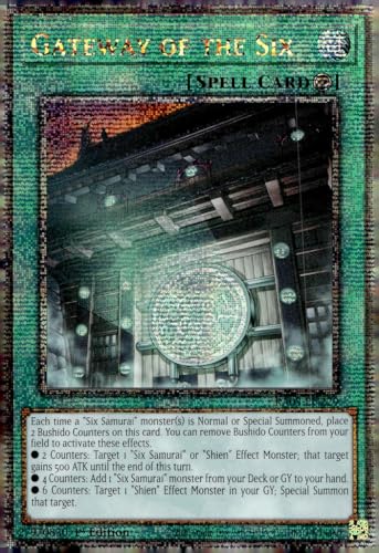 Gateway of The Six (Quarter Century Secret Rare) – RA03-EN229 – Quarter Century Secret Rare – 1. Auflage von YU-GI-OH!