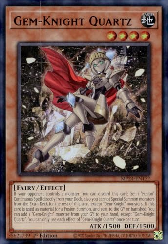 Gem-Knight Quartz MP24-EN152 Ultra Rare 1. Auflage von YU-GI-OH!