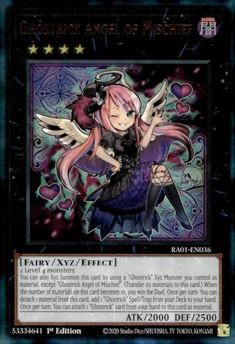 Ghostrick Angel of Mischief (PUR) – RA01-EN036 – Prismatic Ultimate Rare – 1. Auflage von YU-GI-OH!