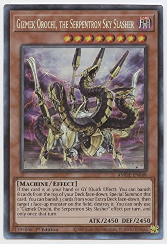 Gizmek Orochi, The Serpentron Sky Slasher - AMDE-EN048 - Collector's Rare - 1st Edition von YU-GI-OH!