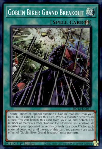 Goblin Biker Grand Breakout - ROTA-EN057 - Super Rare - 1. Auflage von YU-GI-OH!