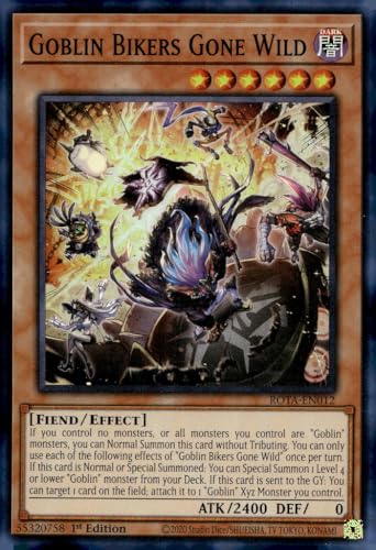 Goblin Bikers Gone Wild - ROTA-EN012 - Super Rare - 1. Auflage von YU-GI-OH!