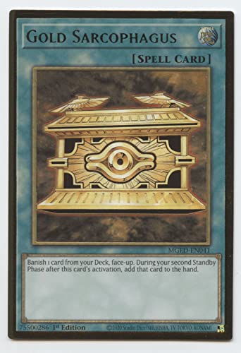 Goldsarkophag - MGED-EN041 - Premium Gold Rare - 1. Auflage von YU-GI-OH!