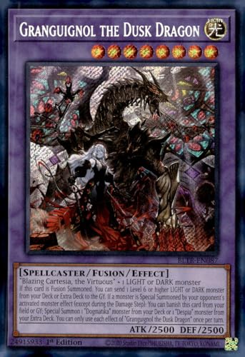 Granguignol The Dusk Dragon - BLTR-EN087 - Secret Rare - 1. Auflage von YU-GI-OH!