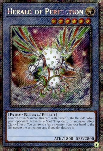 Herald of Perfection (Platinum Secret Rare) – RA03-EN237 – Platinum Secret Rare – 1. Auflage von YU-GI-OH!