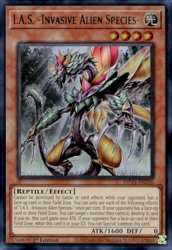 I.A.S. - Invasive Alien Species - MP24-EN236 - Ultra Rare - 1. Auflage von YU-GI-OH!