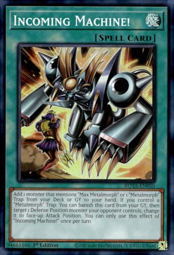 Incoming Machine! - ROTA-EN050 - Super Rare - 1. Auflage von YU-GI-OH!