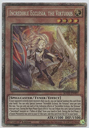 Incredible Ecclesia, The Virtuous - BODE-EN007 - Starlight Rare - 1. Auflage von YU-GI-OH!