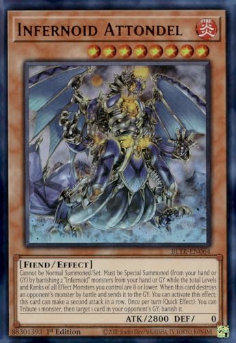 Infernoid Attondel - BLTR-EN064 - Ultra Rare - 1. Auflage von YU-GI-OH!