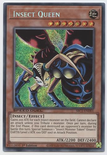 Insect Queen SBC1-END01 - Secret Rare - 1. Auflage von YU-GI-OH!