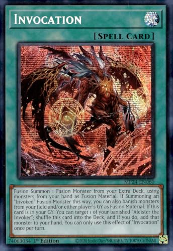 Invocation (Alternate Art) - MP24-EN060 - Prismatic Secret Rare - 1. Auflage von YU-GI-OH!