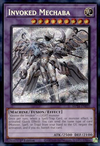 Invoked Mechaba (Alternate Art) MP24-EN059 - Prismatic Secret Rare - 1. Auflage von YU-GI-OH!