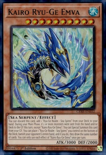 Kairo Ryu-Ge Emva - CRBR-EN032 - Super Rare - 1. Auflage von YU-GI-OH!