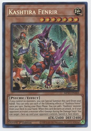 Kashtira Fenrir - MP23-EN163 - Prismatic Secret Rare - 1. Auflage von Yu-Gi-Oh!