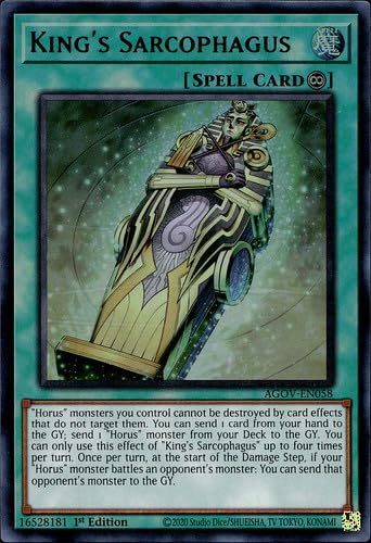 King's Sarcophagus - AGOV-EN058 - Ultra Rare - 1. Auflage von YU-GI-OH!