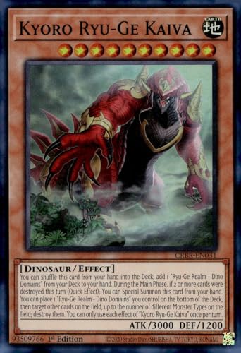 Kyoro Ryu-Ge Kaiva CRBR-EN031 Super Rare 1. Auflage von YU-GI-OH!