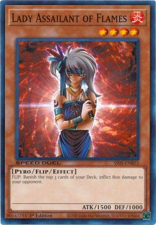 Lady Assailant of Flames - SS05-ENB15 - Common - 1. Auflage von YU-GI-OH!