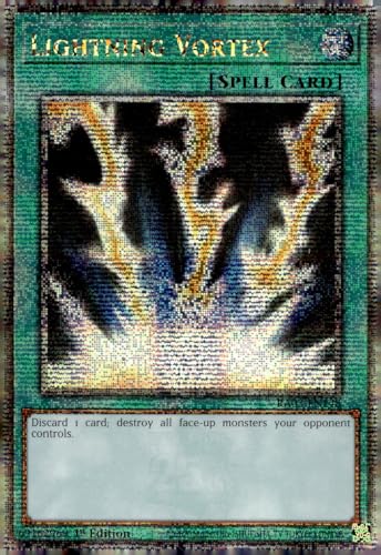 Lightning Vortex (Quarter Century Secret Rare) – RA03-EN148 – Quarter Century Secret Rare – 1. Auflage von YU-GI-OH!