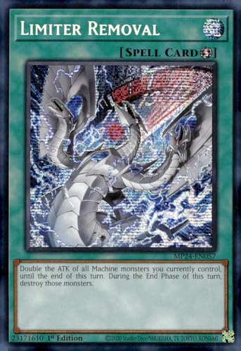 Limiter Removal (Alternate Art) – MP24-EN057 – Prismatic Secret Rare – 1. Auflage von YU-GI-OH!