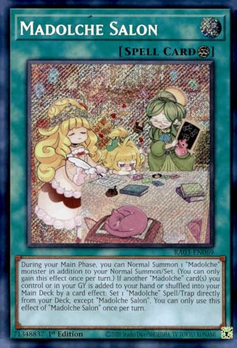 Madolche Salon (Secret Rare) – RA03-EN069 – Secret Rare – 1. Auflage von YU-GI-OH!