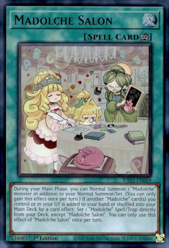 Madolche Salon (UR) - RA03-EN069 - Ultra Rare - 1. Auflage von YU-GI-OH!