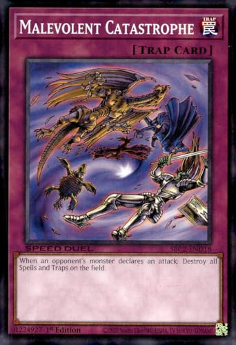 Malevolent Catastrophe - SBC2-END18 - Common - 1. Auflage von YU-GI-OH!