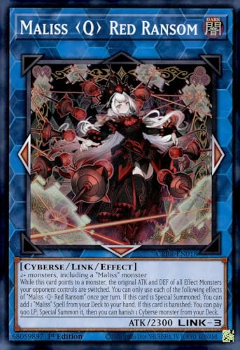 Maliss Q Red Ransom - CRBR-EN018 - Super Rare - 1. Auflage von YU-GI-OH!