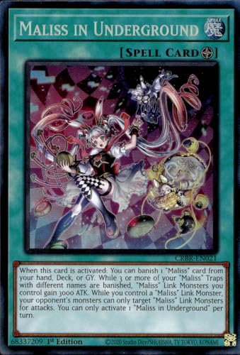 Maliss in Underground (CR) - CRBR-EN021 - Collector's Rare - 1st Edition von YU-GI-OH!