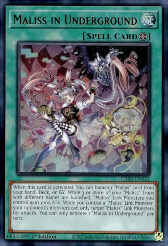 Maliss in Underground - CRBR-EN021 - Ultra Rare - 1. Auflage von YU-GI-OH!