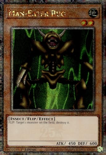 Man-Eater Bug (Quarter Century Secret Rare) – RA03-EN082 – Quarter Century Secret Rare – 1. Auflage von YU-GI-OH!