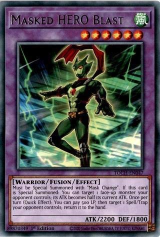 Masked Hero Blast - TOCH-EN047 - Rare - 1st Edition von YU-GI-OH!