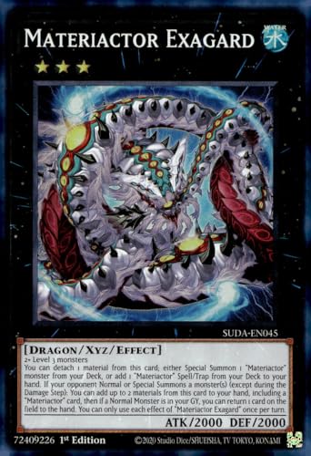 Materiactor Exagard - SUDA-EN045 - Super Rare - 1. Auflage von YU-GI-OH!