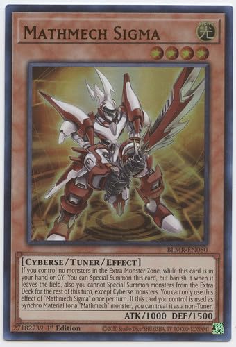 Mathmech Sigma - BLMR-EN060 - Ultra Rare - 1. Auflage von YU-GI-OH!