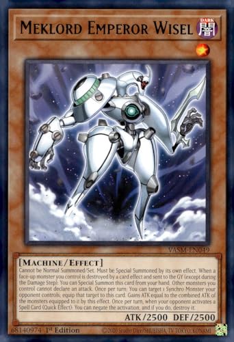 Meklord Emperor Wisel - VASM-EN049 - Rare - 1. Auflage von YU-GI-OH!