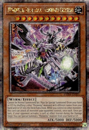 Mementoal Tecuhtlica – Kombinierte Schöpfung (Quarter Century Secret Rare) – VASM-EN001 – Quarter Century Secret Rare – 1. Auflage von YU-GI-OH!