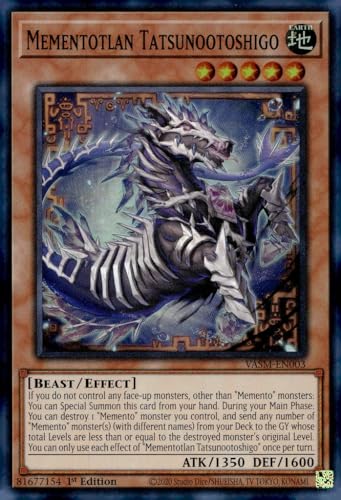 Mementotlan Tatsunootoshigo - VASM-EN003 - Super Rare - 1. Auflage von YU-GI-OH!