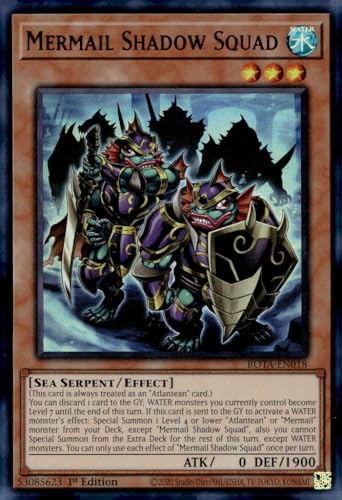 Mermail Shadow Squad – ROTA-EN018 – Ultra Rare – 1. Auflage von YU-GI-OH!