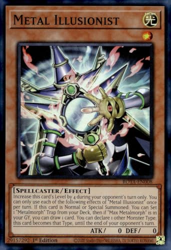 Metal Illusionist - ROTA-EN008 - Super Rare - 1. Auflage von YU-GI-OH!