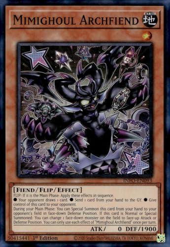 Mimighoul Archfiend - INFO-EN093 - Super Rare - 1. Auflage von YU-GI-OH!