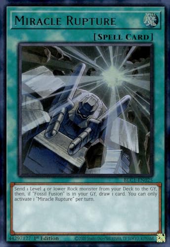 Miracle Rupture (Silber) - BLC1-EN025 - Ultra Rare - 1. Auflage von YU-GI-OH!