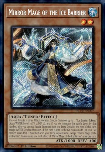 Mirror Mage of The Ice Barrier - BLTR-EN007 - Secret Rare - 1. Auflage von YU-GI-OH!