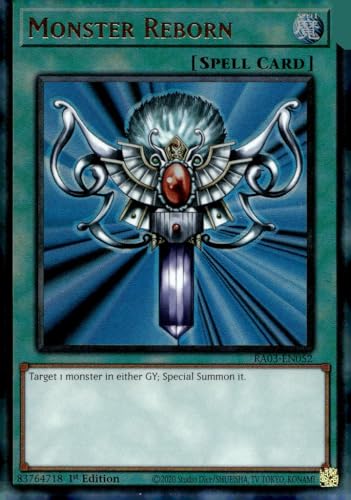 Monster Reborn (PUR) – RA03-EN052 – Prismatic Ultimate Rare – 1. Auflage von YU-GI-OH!