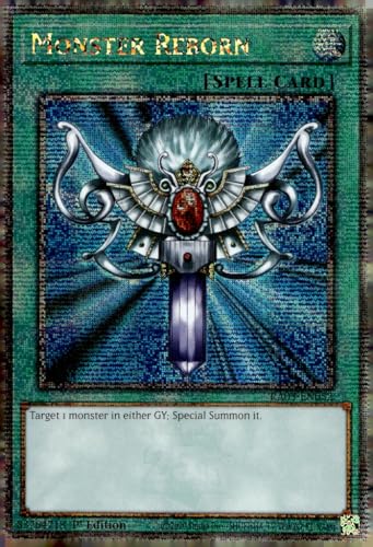 Monster Reborn (Quarter Century Secret Rare) – RA03-EN052 – Quarter Century Secret Rare – 1. Auflage von YU-GI-OH!