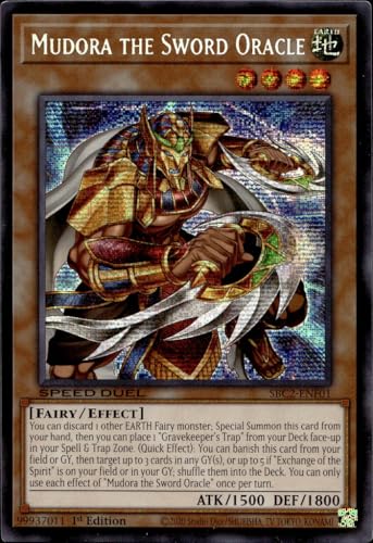 Mudora The Sword Orakel (PSR) - SBC2-ENF01 - Prismatic Secret Rare - 1. Auflage von YU-GI-OH!