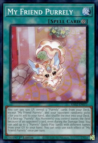 My Friend Purrely – RA02-EN071 – Super Rare – 1. Auflage von YU-GI-OH!